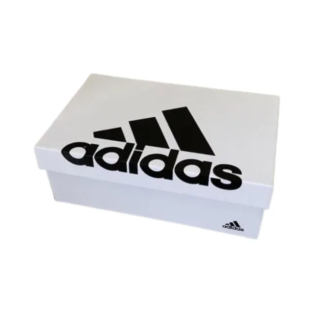 Коробка для взуття Adidas 32×20×11 см коробка під кросівки біла з логотипом Адідас
