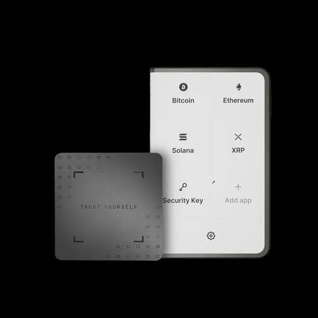 Апаратний криптогаманець Ledger Stax (Graphite) + Magnet Shell