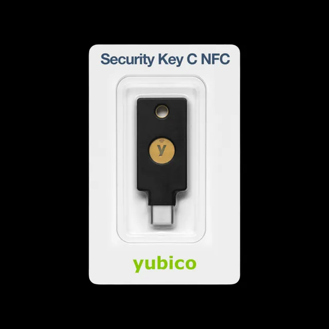 Апаратний ключ безпеки Security Key C NFC (USB-C) YubiKeyC-nai
